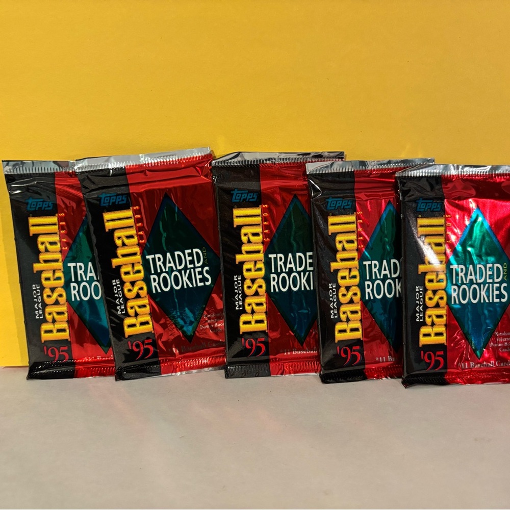 Topps Traded Rookies Baseball Card Packs  Unopened- Red and Green